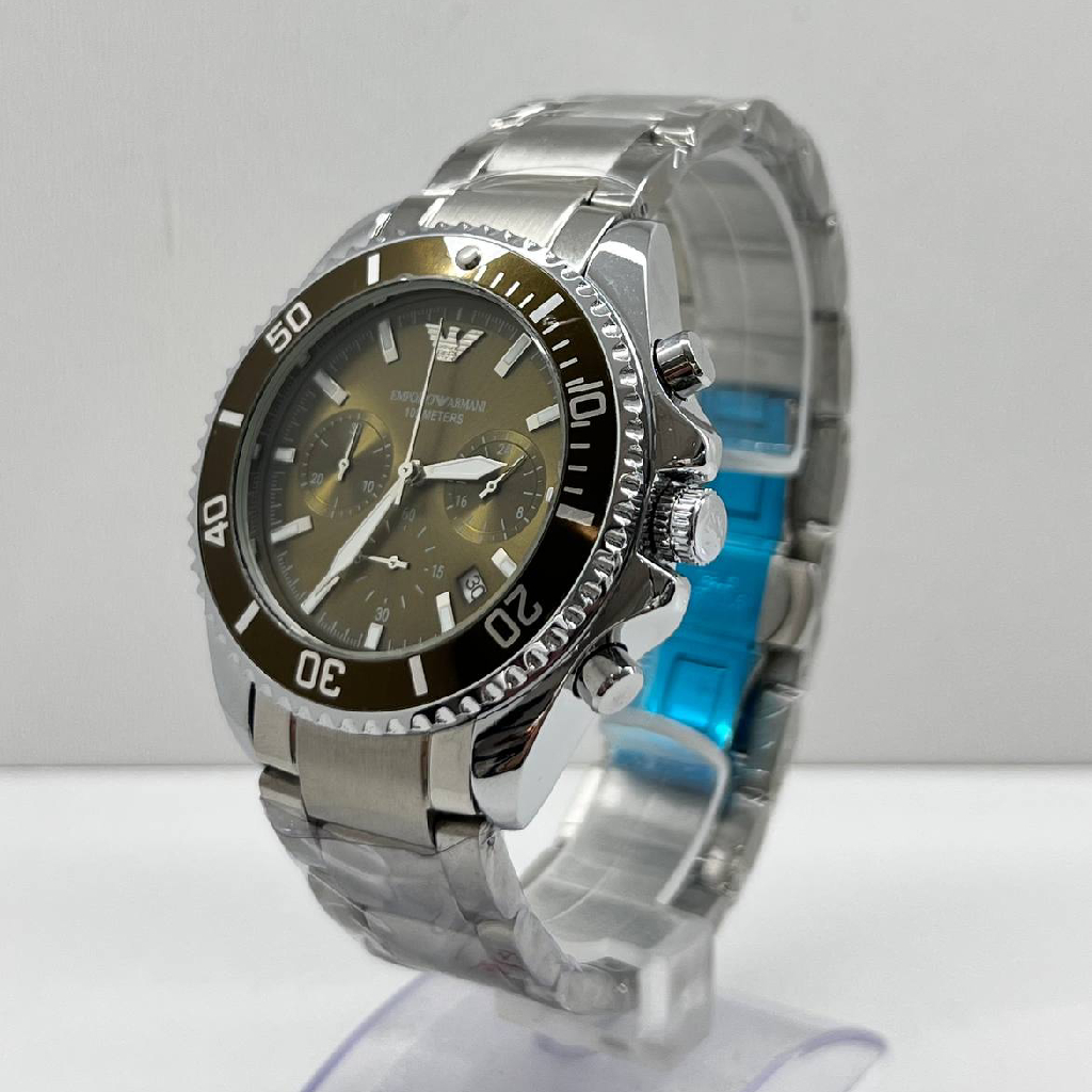 Armani Green Chronograph
